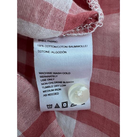 Anthropologie Isabella Sinclair Plaid Ruffle Sleeveless Top Size XS $88 - Picture 5 of 7